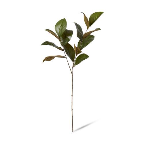 E Style Magnolia Leaf Spray Realistic Artificial Flower Green 25x16x76cm