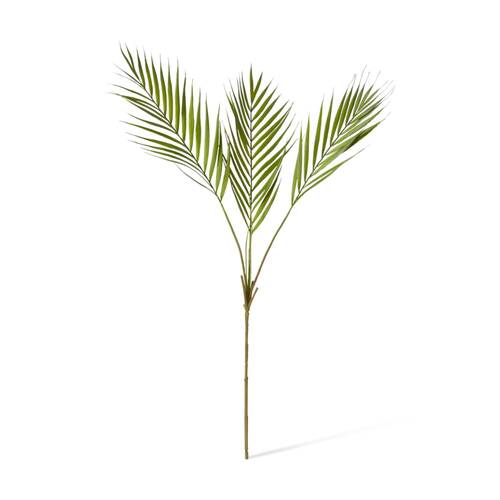 E Style Palm Leaf Spray Realistic Artificial Flower Plastic Green 97cm
