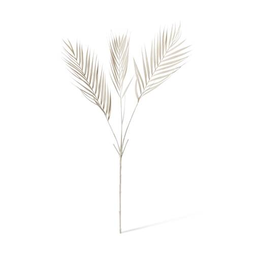E Style Palm Decor Spray Realistic Artificial Flower Plastic Cream 97cm