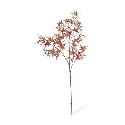 E Style Maple Japanese Spray Realistic Artificial Flower Green Red 95cm