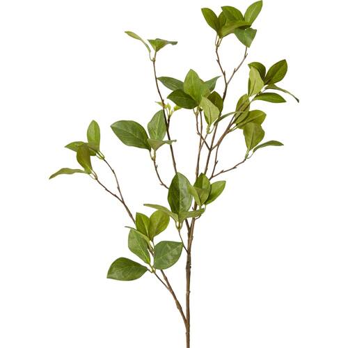 E Style Enki Leaf Spray Realistic Artificial Flower Plastic Green 84cm