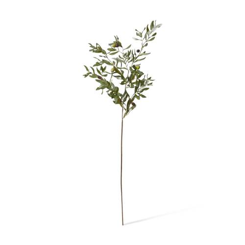E Style Olive Rocca Spray Realistic Artificial Flower Green 32x44x117cm