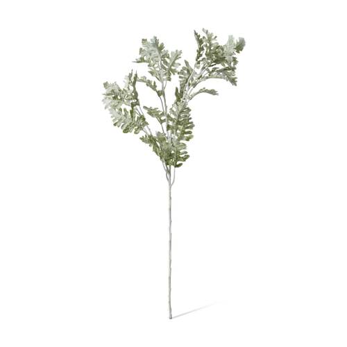 E Style Dusty Miller Spray Realistic Artificial Flower Grey 28x24x81cm