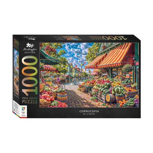 1000 pc Hinkler Mindbogglers Artisan Farmer Market Jigsaw Puzzle Enthusiasts