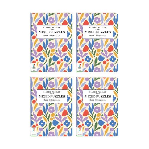 4PK Hinkler Classic Puzzles Mixed Puzzle Book Brain Teaser