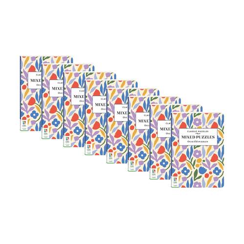 8PK Hinkler Classic Puzzles Mixed Puzzle Book Brain Teaser