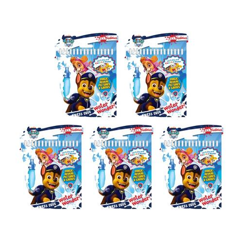 5PK Hinkler Inkredibles Water Wonder Colouring Kids Kit Activity Book - 3y+