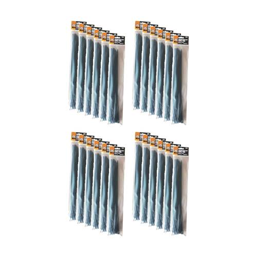 24x 15pc Tool Masters Heavy Duty Electrical Cable Ties 400 x 7.6mm Assorted
