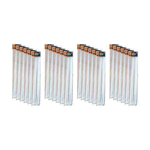 24x 10pc Tool Masters Heavy Duty Electrical Cable Ties 600 x 12mm Assorted