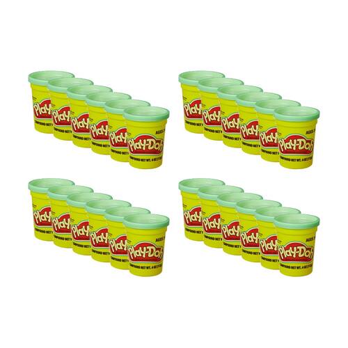 24PK Playdoh Single Can Kids Pretend Play Modeling Compound 2y+ Assorted