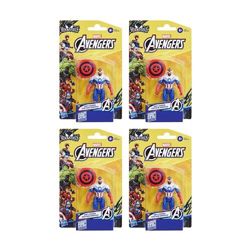 4PK Avengers Evergreen Kids Play Toy Action Figure 4 Inch Assorted