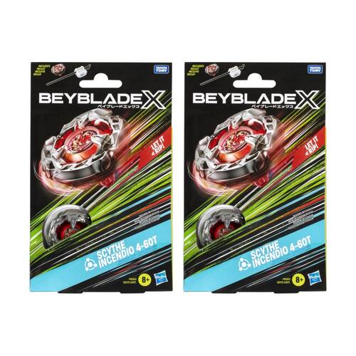 2PK Beyblade X Kids Battle Play Toy Starter Pack Top W/ Launcher 8y+ Assorted
