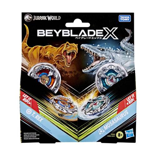 Beyblade X Gravesand Kids Battle Play Toy Set 8y+ Jurassic World Assorted
