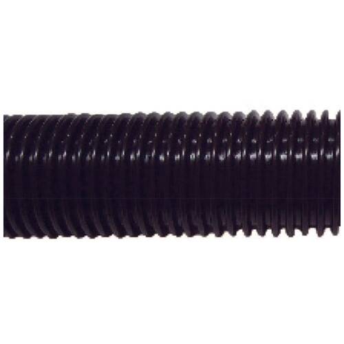 Cleanstar 20M Vacuum Hose Black Flexible Ribbed Roll For Cleaning 32mm Diameter