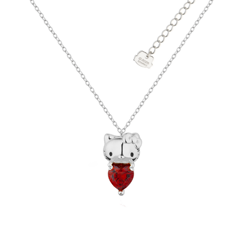 Couture Kingdom Hello Kitty January Necklace Silver White Gold Plated 5y+