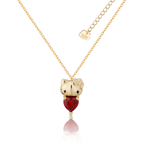 Couture Kingdom Hello Kitty January Necklace Gold Plated Brass 5y+