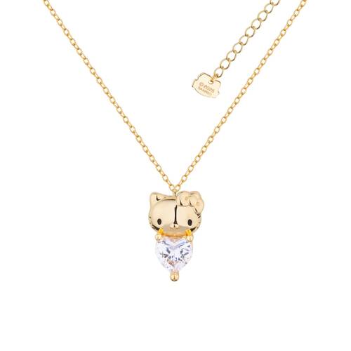 Couture Kingdom Hello Kitty April Necklace Gold Plated Brass 5y+