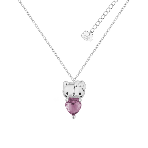 Couture Kingdom Hello Kitty June Necklace Silver White Gold Plated 5y+