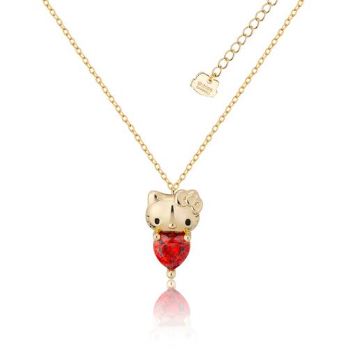 Couture Kingdom Hello Kitty July Necklace Gold Plated Brass 5y+