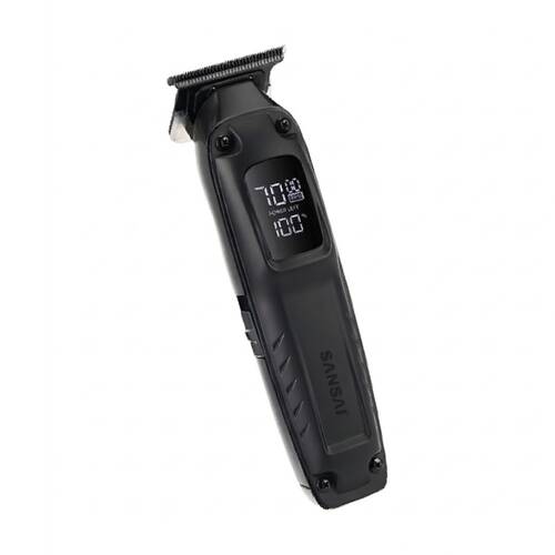 Sansai Cordless Beard Trimmer Ultra Quiet Digital Display 800mAh Battery