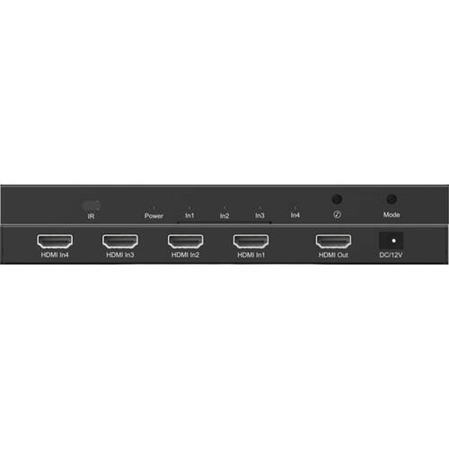 PRO2 4K 4-Way HDMI Quad Multi-Viewer Seamless Switch 4x In 1x Out IR Remote