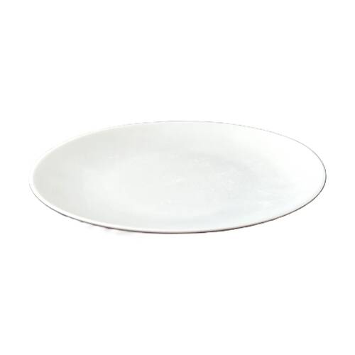 24x 10pc Partyware Deluxe Reusable Snack Plates Set 180mm White