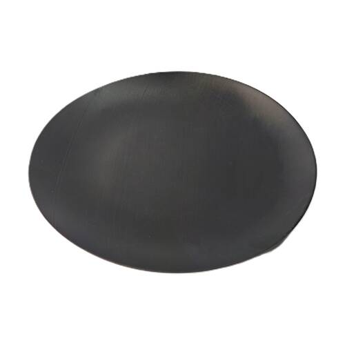 12x 10pc Partyware Deluxe Reusable Dinner Plates Set 230mm Black