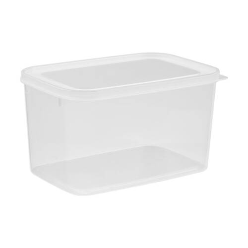 16x Partyware Sealed Food Storage Container W/ Lid 1.5L Clear