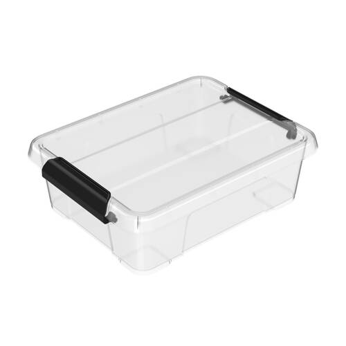 24x Partyware Durable Plastic Storage Tub Organiser Container 1150ml Clear