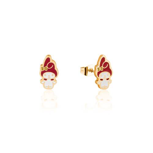 Couture Kingdom My Melody Full Body Stud Earrings Gold Stainless Steel 5y+