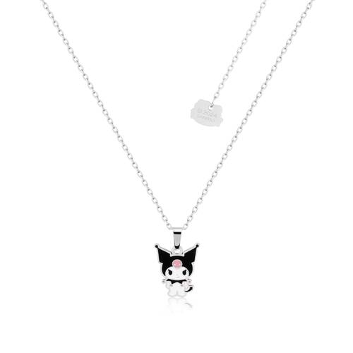Couture Kingdom Kuromi Necklace Silver Stainless Steel Enamel 5y+