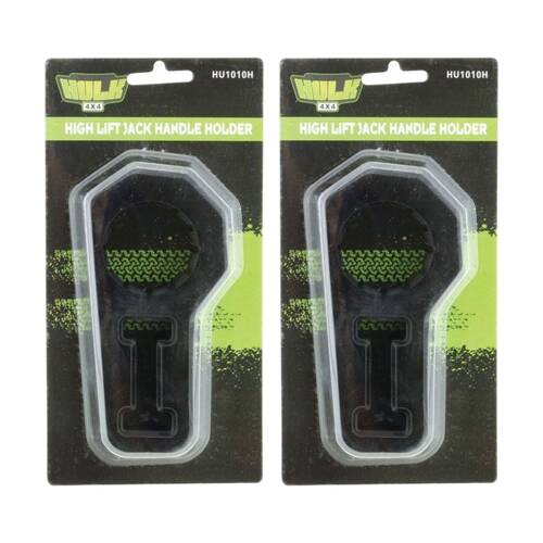2PK Hulk 4X4 High Lift Jack Handle Holder For Secure Fit With HU1010