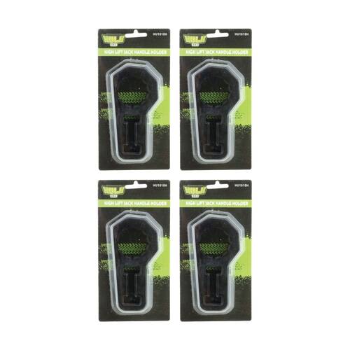 4PK Hulk 4X4 High Lift Jack Handle Holder For Secure Fit With HU1010