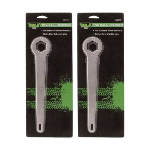 2PK Hulk 4X4 Tow Ball Spanner Durable Tool For Secure Towing Connections