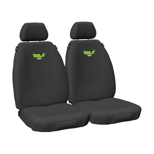 Hulk 4X4 Car Front Seat Covers Heavy Duty Canvas Grey For Toyota LC200