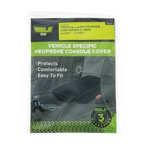 Hulk 4X4 Neoprene Console Cover Suits Toyota Landcruiser 200 Series