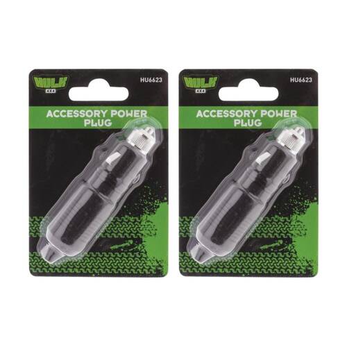 2PK Hulk 4X4 Weather Resistant 12V Accessory Power Plug Suitable For HU6620B