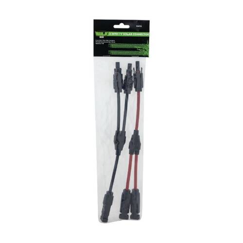 Hulk 4X4 2-in-1 MC4 Y Branch Parallel Solar Panel Connectors
