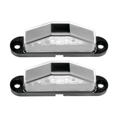2PK Hulk LED Licence Plate Lamp 10-30V With 300mm Lead Bright Vehicle Light