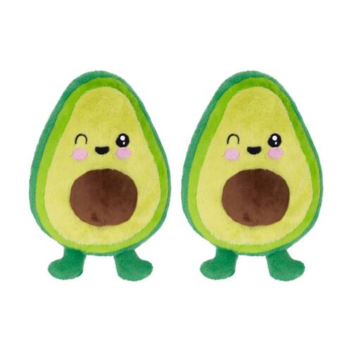 2PK Toasty Hugs Quotes Alfie Avocado Plush Heatable Coolable Microwave