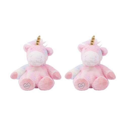 2PK Toasty Hugs Cupcake Unicorn Plush Toy Heatable Coolable Microwave Safe