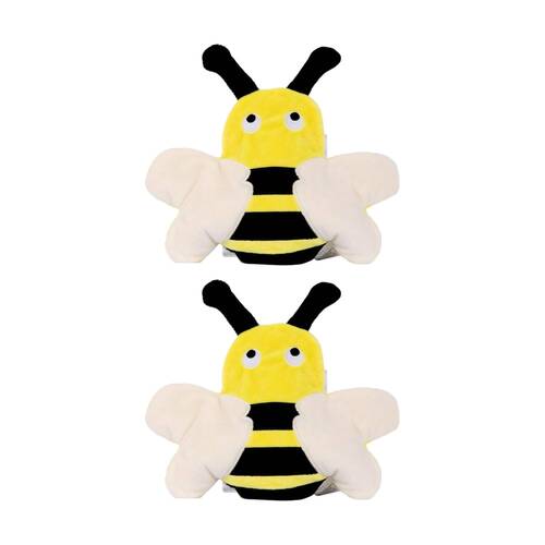 2PK Toasty Hugs Brookie Bee Flat Plush Heatable Coolable Microwave Safe