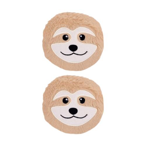 2PK Toasty Hugs Shiloh Sloth Hand Warmer Microwave Heat Pack Brown