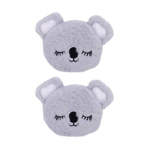 2PK Toasty Hugs Kimmi Koala Hand Warmer Heat Pack Grey 10x10x2cm