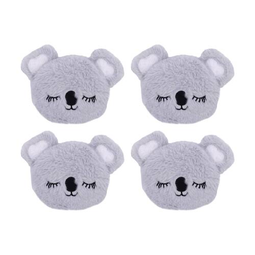 4PK Toasty Hugs Kimmi Koala Hand Warmer Heat Pack Grey 10x10x2cm