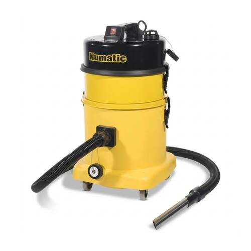 Numatic H-Class Dual Motor 23L Dry Only Vacuum W/ 15M Cable Yellow