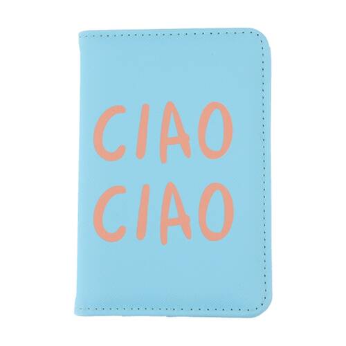 iPack Ciao Passport Holder RFID Protection Travel Blue 14.1x9.5cm
