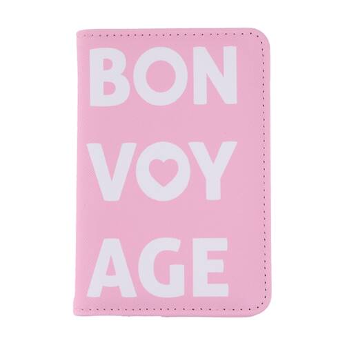 iPack Bonvoyage Passport Holder RFID Protection Travel Pink 14.1x9.5cm