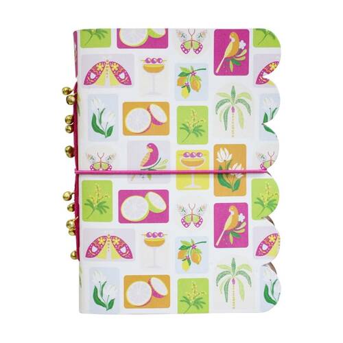 LVD Summer Themed Colourful Leather Writing Notebook Journal 13x18cm