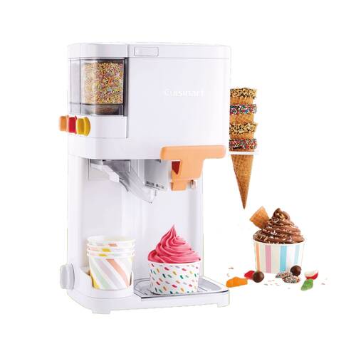 Cuisinart The Soft Serve Ice Cream Dessert Maker 1.5L - White